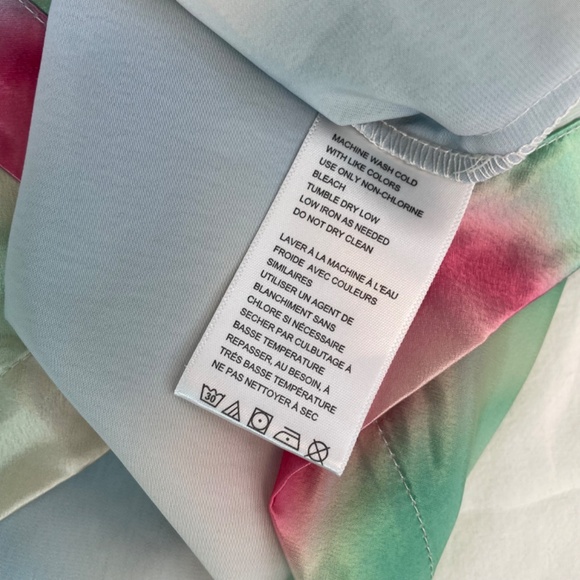 Urban Outfitters Tye Dye Short Sleeve Button Down Shirt Unisex Medium NEW - Picture 2 of 14